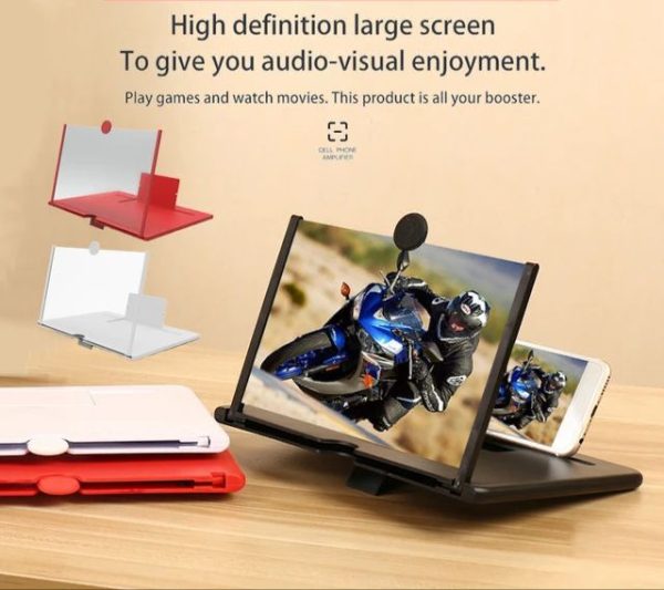 F3 Mobile Screen Magnifier 3D Enlarged Display Stand for Smartphones Eyes Protection