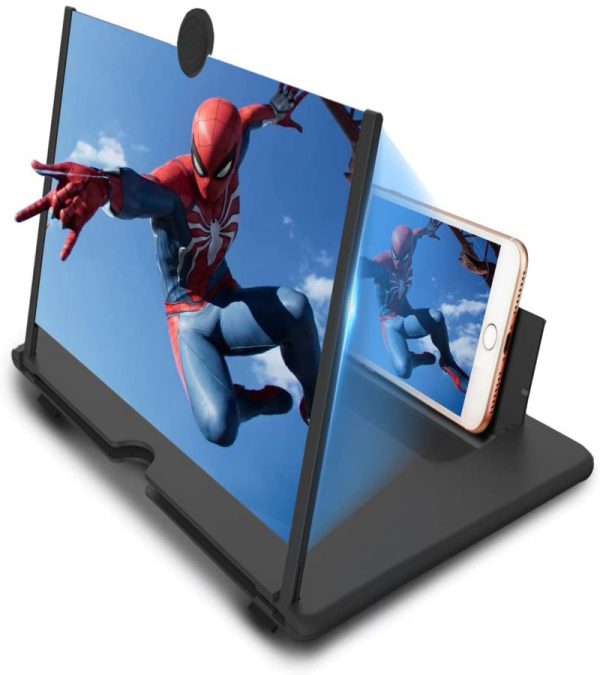 F3 Mobile Screen Magnifier 3D Enlarged Display Stand for Smartphones Eyes Protection